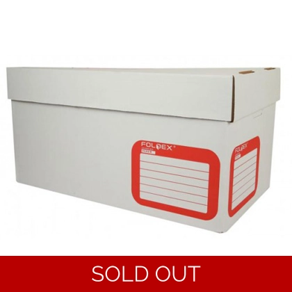 Foldex FX815W Archive Box - 62 x 37.5 x 32cm, White